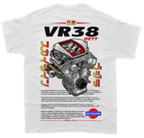 VR38 Dett T-Shirt - Unisex - Car Enthusiast - Drifting Drag JDM