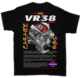 VR38 Dett T-Shirt - Unisex - Car Enthusiast - Drifting Drag JDM