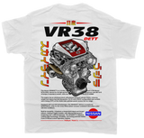 VR38 Dett T-Shirt - Unisex - Car Enthusiast - Drifting Drag JDM