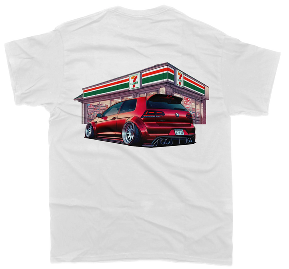 VW Golf R - 7Eleven T-Shirt - Unisex - Car Enthusiast - Drifting Drag JDM