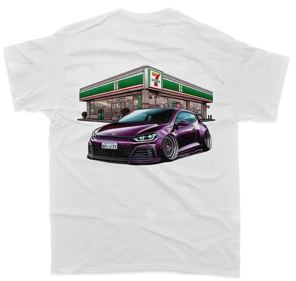 VW Scirocco R - 7Eleven T-Shirt - Unisex - Car Enthusiast - Drifting Drag JDM