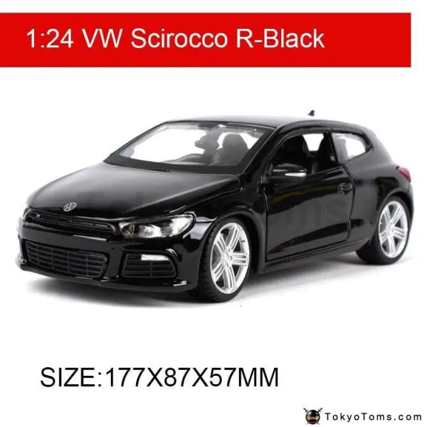 VW Scirocco R Diecast 1:24 Model Car Metal Car - Tokyo Tom's