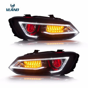 Vland Car Styling Headlights For VW Polo mk5 Headlight 2011-2017 New Polo LED Headlight Cruiser With Demon Eyes Head Lamp - Tokyo Tom's