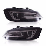 Vland Car Styling Headlights For VW Polo mk5 Headlight 2011-2017 New Polo LED Headlight Cruiser With Demon Eyes Head Lamp - Tokyo Tom's