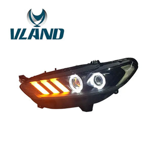 Vland Factory Car Accessories Head Lamp for Ford Mondeo Fusion 2014-2016 LED Head Light Plug and Play Design - Tokyo Tom's