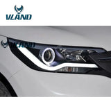 Vland Factory Car Accessories Head Lamp for Honda CRV 2012-2016 Head Light with Demon Eye and H7 Xenon Lamp - Tokyo Tom's