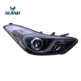 Vland Factory Car Accessories Head Lamp for Hyundai Elantra 2011-2015 LED Head Light with DRL H7 Xenon Bulb - Tokyo Tom's