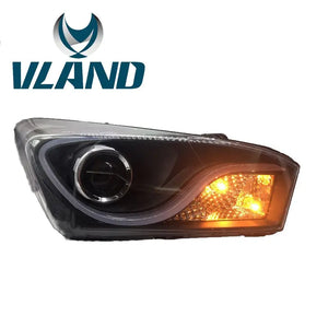 Vland Factory Car Accessories Head Lamp for Hyundai HB20 2013-2016 LED Head Light with DRL Plug And Play - Tokyo Tom's