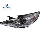 Vland Factory Car Accessories Head Lamp for Hyundai Sonata 2011-2016 LED Head Light with Angel Eyes - Tokyo Tom's