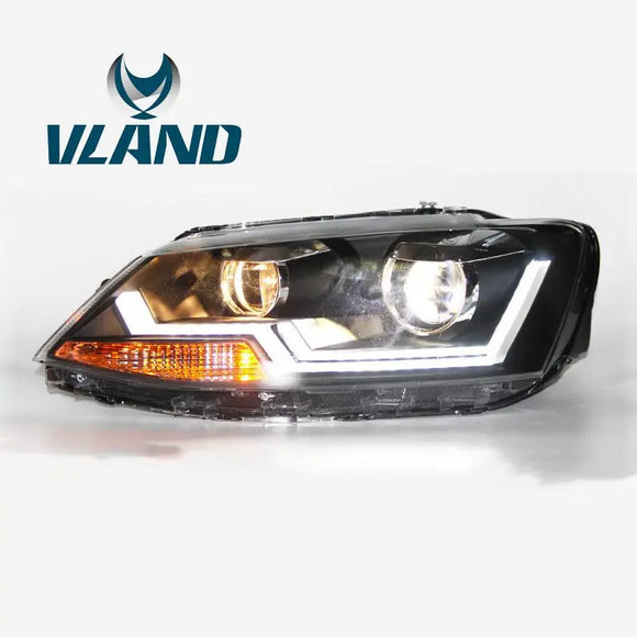 Vland Factory Car Accessories Head Lamp for Jetta 2012-2015 for Sagitar Headlight with DRL H7 Xenon - Tokyo Tom's