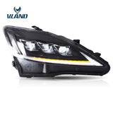 Vland Factory Car Accessories Head Lamp for Lexus IS250 2006-2012 Full LED Head Light with Sequential Indicator - Tokyo Tom's