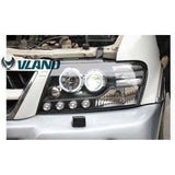 Vland Factory Car Accessories Head Lamp for Mitsubishi Pajero headlight Montero Sport 2011-2015 LED Head Light - Tokyo Tom's