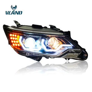 Vland Factory Car Accessories Head Lamp for Toyota Camry 2015-2016 LED Head Light with Day Light H7 Xenon Lens - Tokyo Tom's