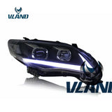 Vland Factory Car Accessories Head Lamp for Toyota Corolla 2011-2013 Head Light With H7 Xenon Lamp - Tokyo Tom's