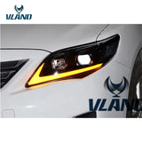 Vland Factory Car Accessories Head Lamp for Toyota Corolla 2011-2013 Head Light With H7 Xenon Lamp - Tokyo Tom's