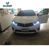 Vland Factory Car Accessories Head Lamp for Toyota Corolla 2014-2016 LED Head Light Plug and Play Design - Tokyo Tom's