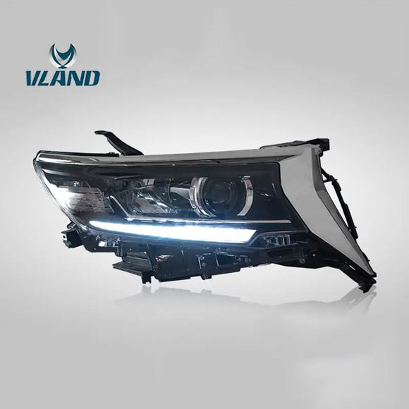 Vland Factory Car Accessories Head Lamp for Toyota Land Cruiser Prado 2018-up Full LED Head Light with Sequential Indicator - Tokyo Tom's