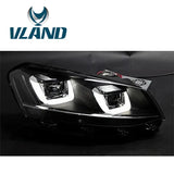 Vland Factory Car Accessories Head Lamp for Volkswagen Gol 2013-2015 LED Head Light Plug and Play Design - Tokyo Tom's