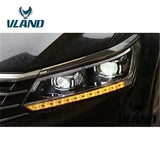 Vland Factory Car Accessories Head Lamp for Volkwagen Passat B8 2017-2018 LED Headlight with LED Moving Singal - Tokyo Tom's