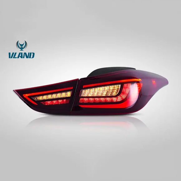 Vland Factory Car Accessories Tail Lamp for Hyundai Elantra 2011-2016 LED Tail Light Plug and Play Design - Tokyo Tom's