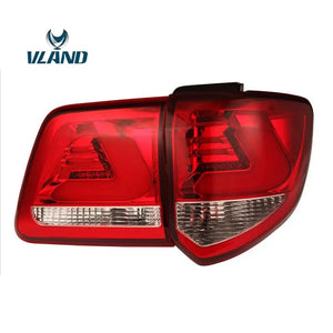 Vland Factory Car Accessories Tail Lamp for Toyota Fortuner 2012-2015 Tail Light with DRL+Reverse+Signal - Tokyo Tom's