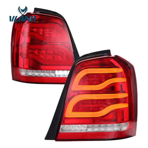 Vland Factory Car Accessories Tail Lamp for Toyota Highlander 2000-2007 LED Tail Light with DRL+Reverse+Signal - Tokyo Tom's