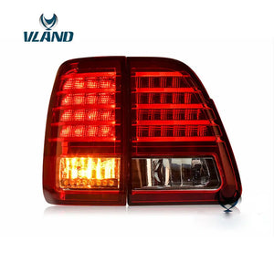 Vland Factory Car Accessories Tail Lamp for Toyota Land Cruiser 2000-2007 LED Taillight with DRL+Reverse+Signal - Tokyo Tom's