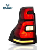 Vland Factory Car Accessories Tail Lamp for Toyota Land Cruiser Prado 2010-2016 LED Tail Light with Full Led - Tokyo Tom's