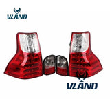 Vland Factory Car Accessories Tail lamp for Toyota Land Cruiser Prado 2008-2016 LED Tail Light Plug and Play Design - Tokyo Tom's