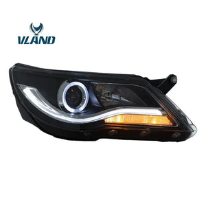 Vland Factory Car Accessories for Head Lamp for Volkswagen Tiguan 2010-2012 LED Daylight with H7 Bi-Xenon Head Light - Tokyo Tom's