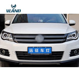 Vland Factory Car Accessories for Head Lamp for Volkswagen Tiguan 2010-2012 LED Daylight with H7 Bi-Xenon Head Light - Tokyo Tom's