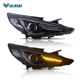 Vland For 2011-2014 Hyundai Sonata Headlights New Design Led  Head Lamp  Assembly Angle Eyes Headlight - Tokyo Tom's