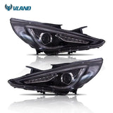 Vland For 2011-2014 Hyundai Sonata Headlights New Design Led  Head Lamp  Assembly Angle Eyes Headlight - Tokyo Tom's