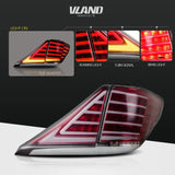 Vland LED Tail Lights For Toyota Alphard 2008-2014 Red Lens Rear Lamp Assembly Custom - Tokyo Tom's