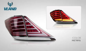 Vland LED Tail Lights For Toyota Alphard 2008-2014 Red Lens Rear Lamp Assembly Custom - Tokyo Tom's