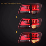 Vland Led Tail light For Toyota Fortune 2012-2015 Taillights With Sequential Light Rear Lamp - Tokyo Tom's