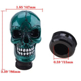 Wicked Carved Skull Head Shape Gear Shifter Black - Tokyo Tom's