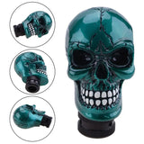 Wicked Carved Skull Head Shape Gear Shifter Black - Tokyo Tom's