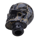 Wicked Carved Skull Head Shape Gear Shifter Black - Tokyo Tom's