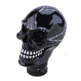 Wicked Carved Skull Head Shape Gear Shifter Black - Tokyo Tom's