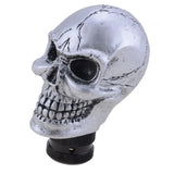 Wicked Carved Skull Head Shape Gear Shifter Black - Tokyo Tom's