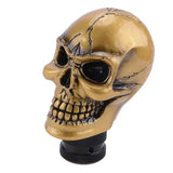 Wicked Carved Skull Head Shape Gear Shifter Black