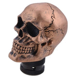 Wicked Carved Skull Head Shape Gear Shifter Black