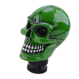 Wicked Carved Skull Head Shape Gear Shifter Black