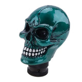 Wicked Carved Skull Head Shape Gear Shifter Black