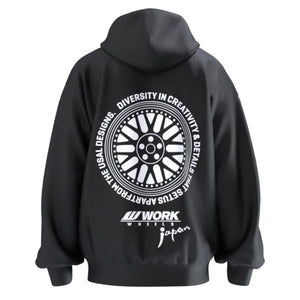 Work Wheel VS XX - Unisex Hoodie - Car Enthusiast - Drifting Drag JDM