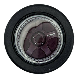 Works Wheel Horn Button