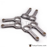 connecting rod rods H-beam For Toyota Supra 2JZ 2JZGTE 2JZGE 142 mm Balanced Shot Peen FLoating Pistons car accessories con rod