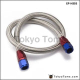 2013 AN8-0 Universal fuel / Oil hose Kit Stainless Steel Braided hose 1meter  w/ fitting TK-HS03 - Tokyo Tom's