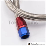 2013 AN8-0 Universal fuel / Oil hose Kit Stainless Steel Braided hose 1meter  w/ fitting TK-HS03 - Tokyo Tom's